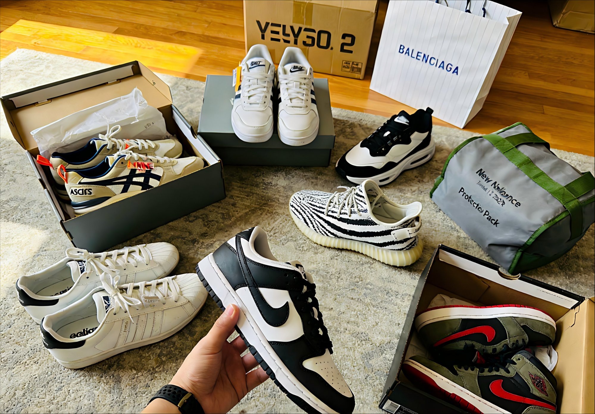 Maison Margiela x Converse rep sneakers in boxes